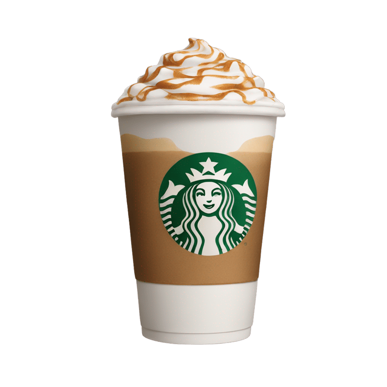 genmoji: Starbucks coffee