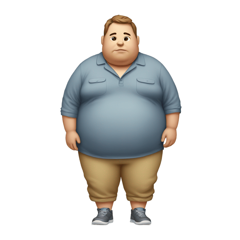 genmoji: Obese person