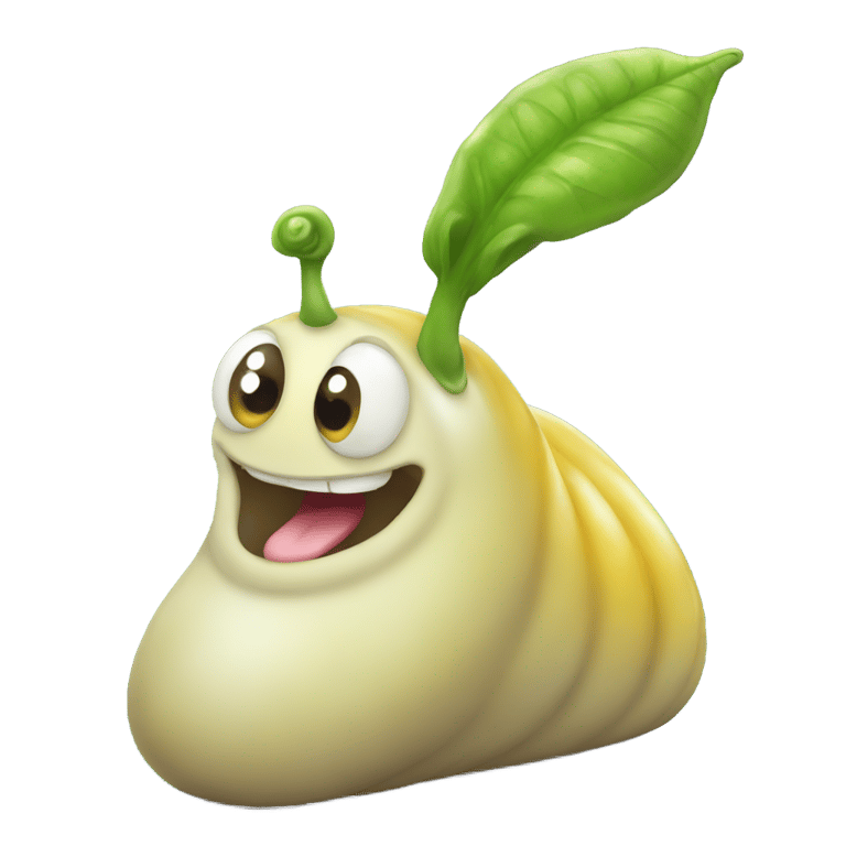 genmoji: A smiling slug