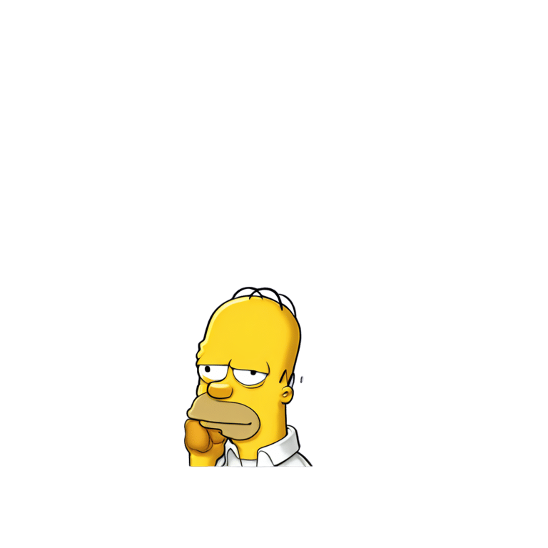 絵文字：Homer Simpson