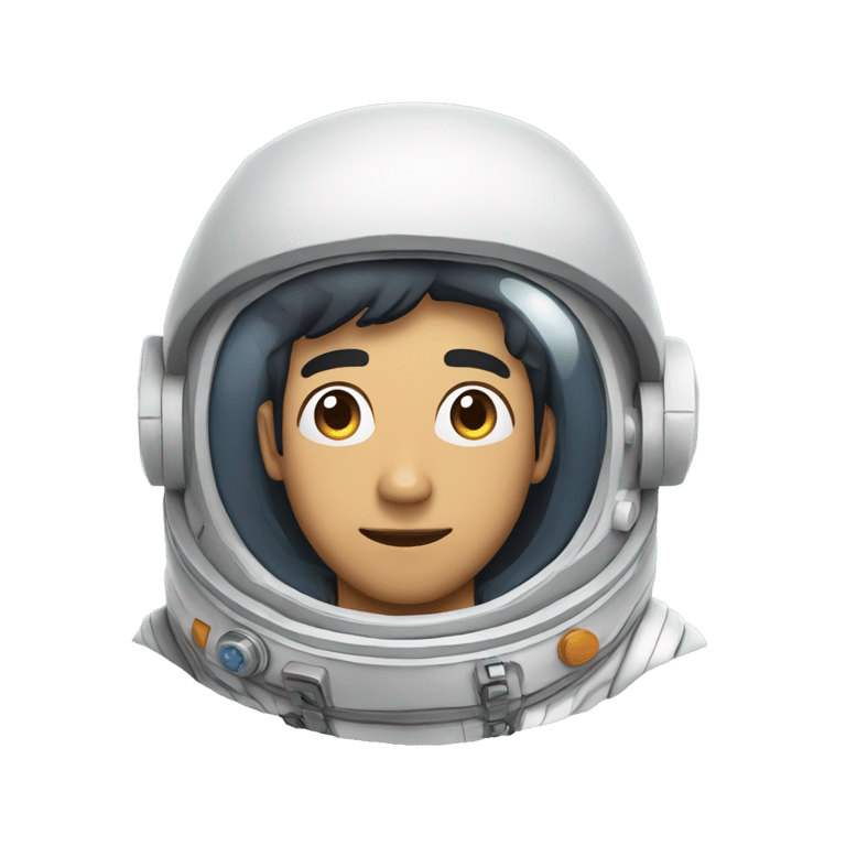 絵文字：zach king as an astronaut