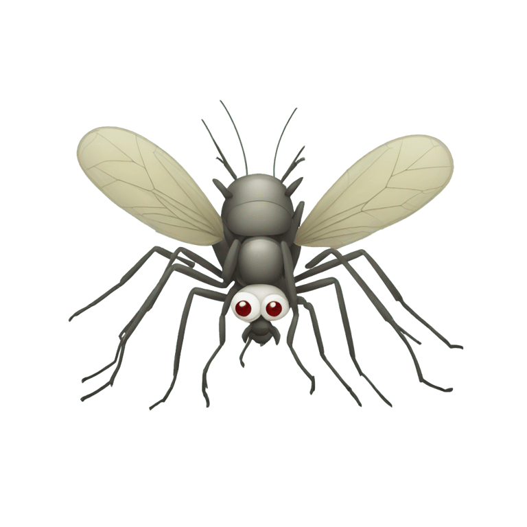 genmoji: Tired angry mosquito