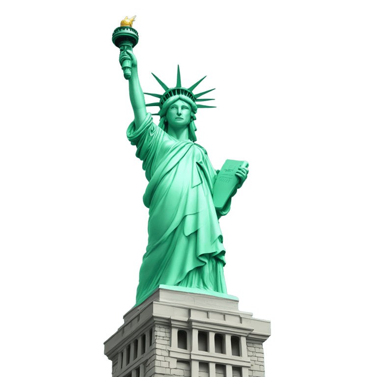 genmoji: Statue of Liberty