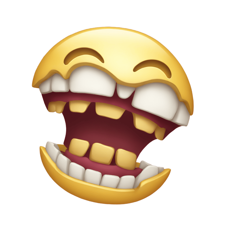 genmoji: emoji with gold teeth