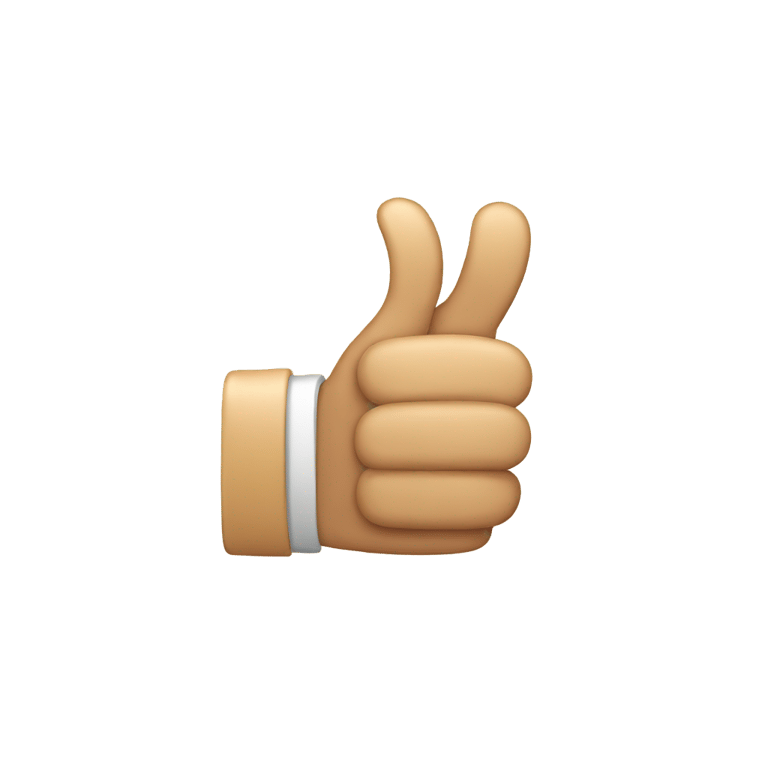 genmoji: Two thumbs up