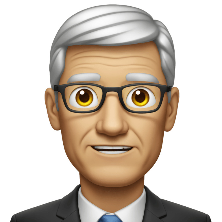 genmoji: evil tim cook