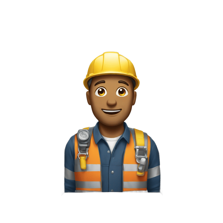 genmoji : Elevator repairman in an elevator