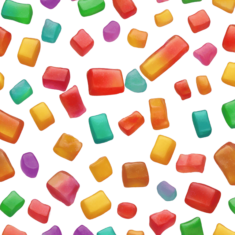 genmoji: Gummy blocks