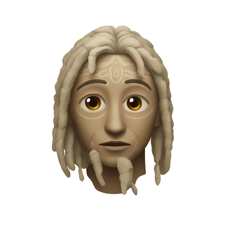 genmoji: ancient Indian burial