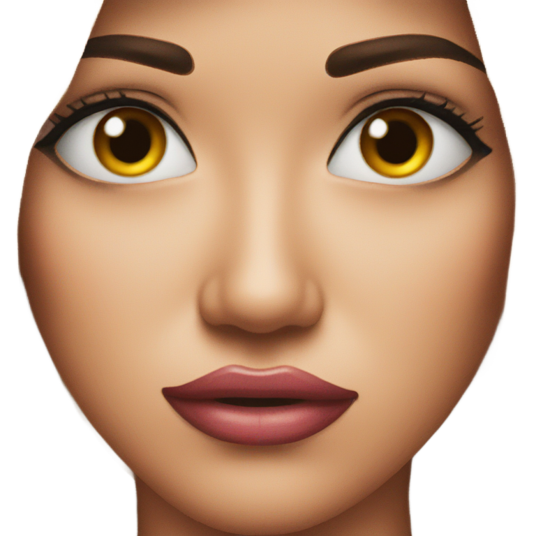 genmoji: Side eye judging emoji face