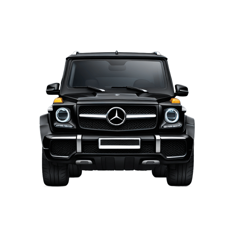 genmoji: Black Mercedes classe G AMGemoji