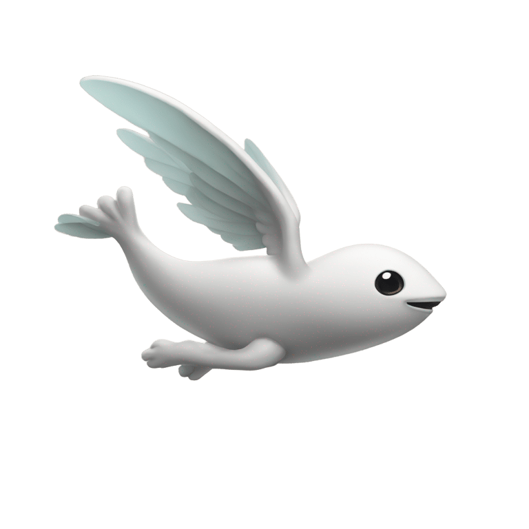 genmoji: Flying genmoji