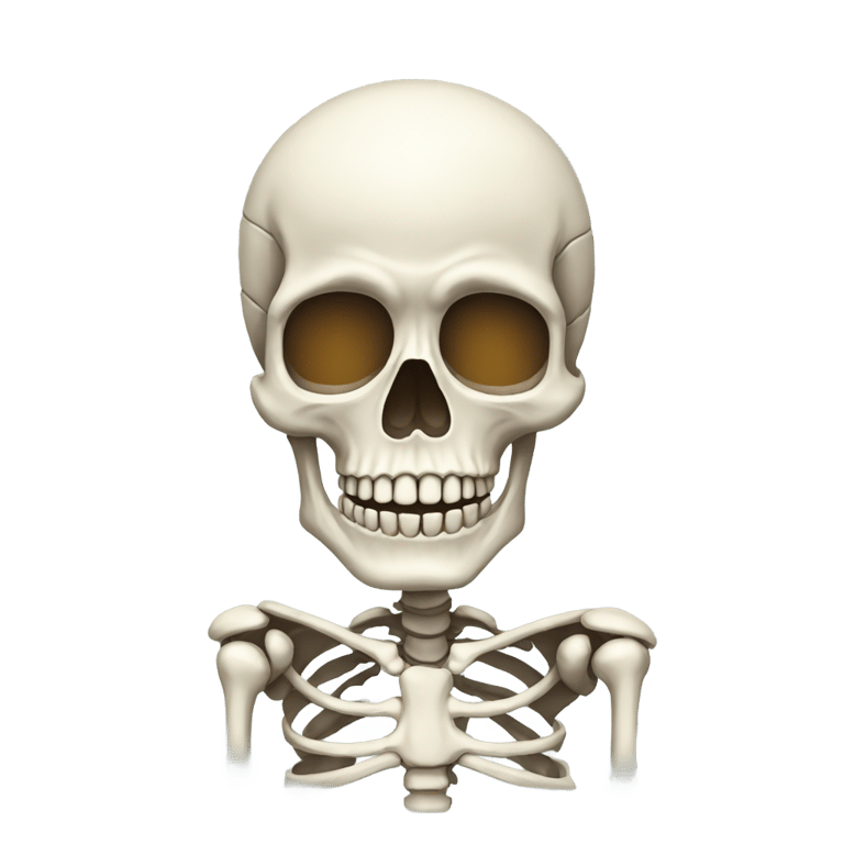 genmoji: skeleton