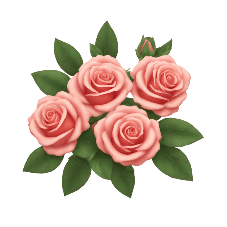 genmoji: roses boquet