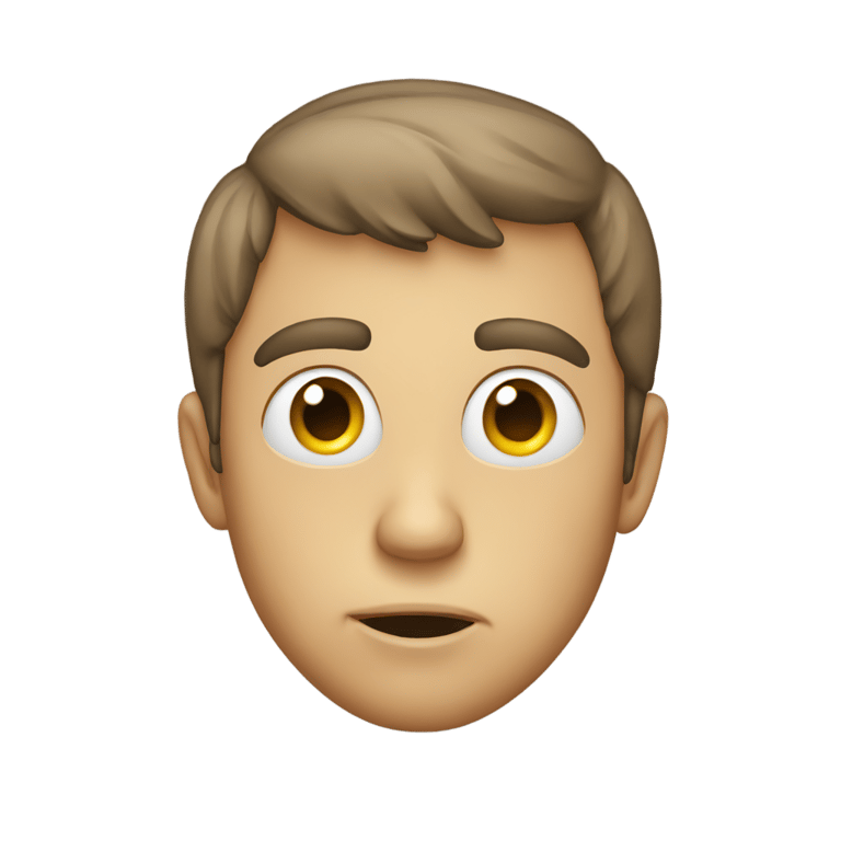 genmoji: emoji looking at you conceded