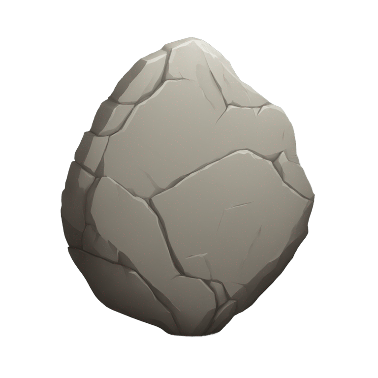 genmoji: Stone rock