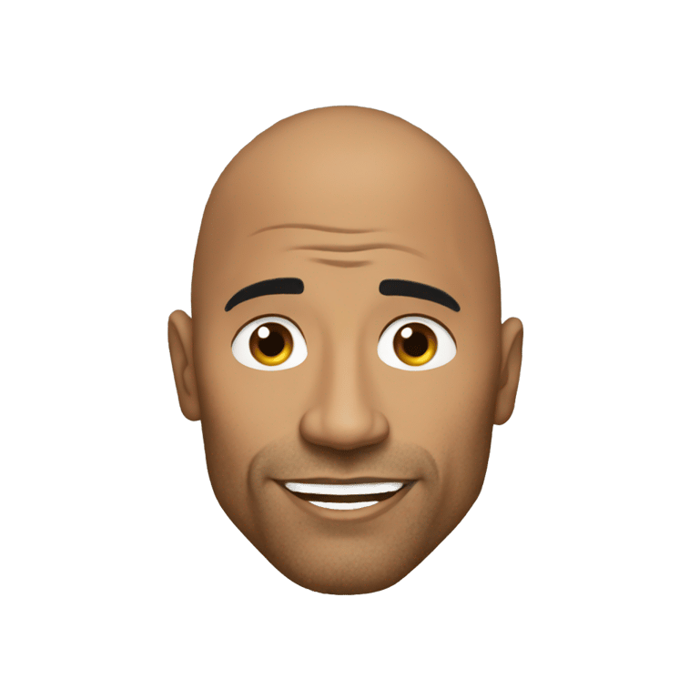 genmoji: The Rock