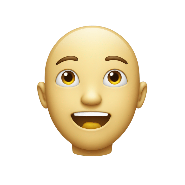 絵文字：smiling with closed mouth but opened eyes