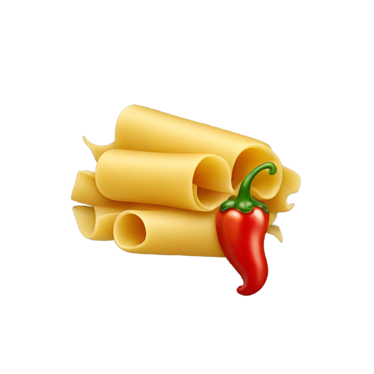 絵文字：イタリアンパスタとホットペッパー