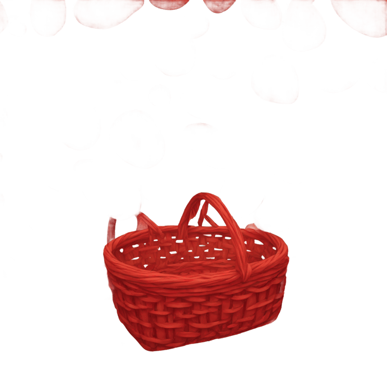 genmoji: red basket