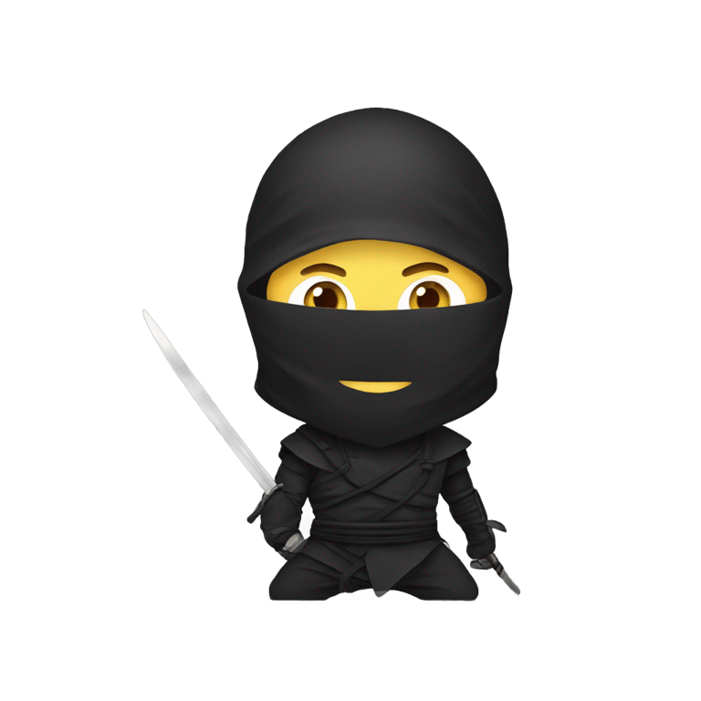 genmoji: Elon Musk as a Ninja