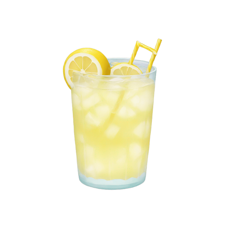 genmoji: A pastel lemonade