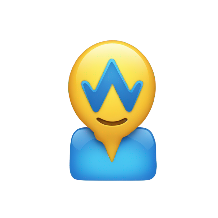 genmoji : Un panneau bleu avec le mot "CONSISTANCE"