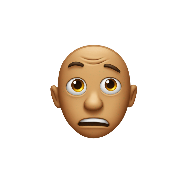 genmoji: A mad penny looking in the right position