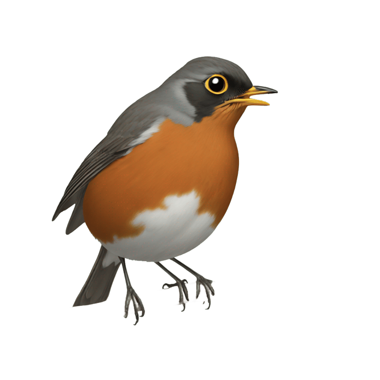 genmoji: american robin