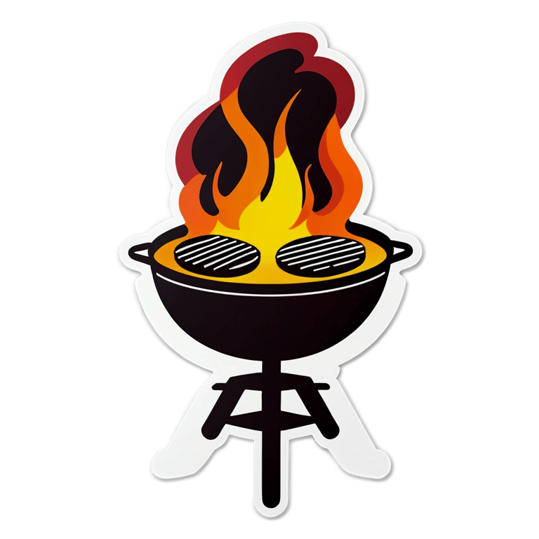 genmoji: Lesbian grilling