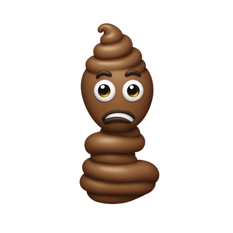 genmoji: poop man