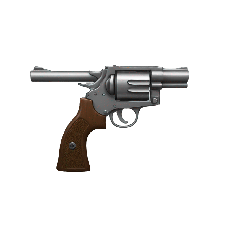 genmoji: revolver gun