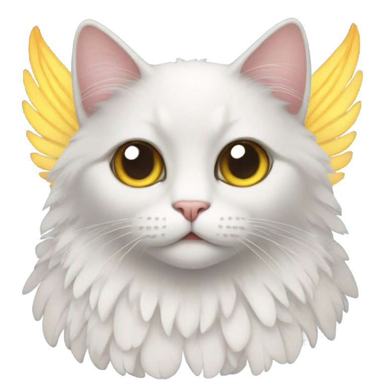 genmoji: Cat with wings