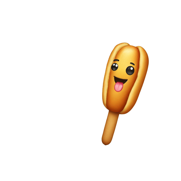 genmoji: corn dog