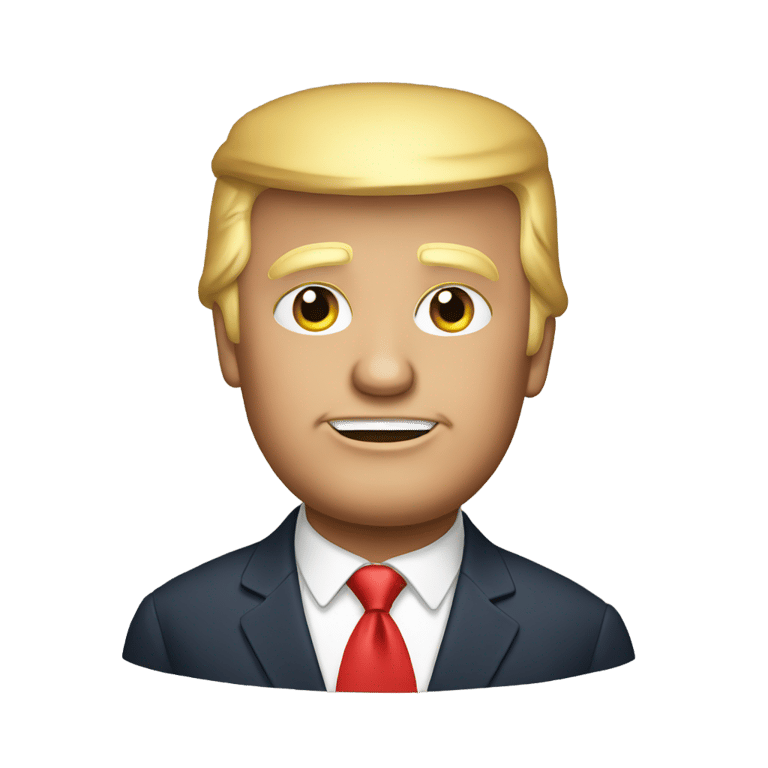 genmoji: Donald Trump