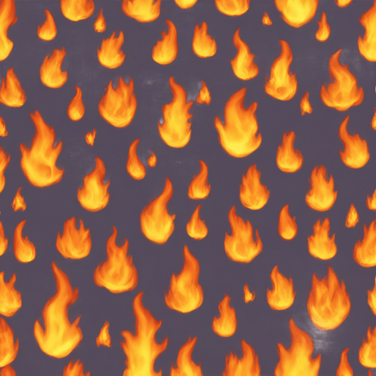 genmoji: Man on Fire