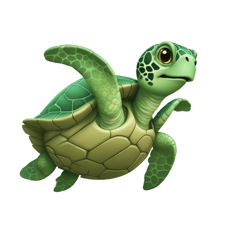 genmoji: A sea turtle