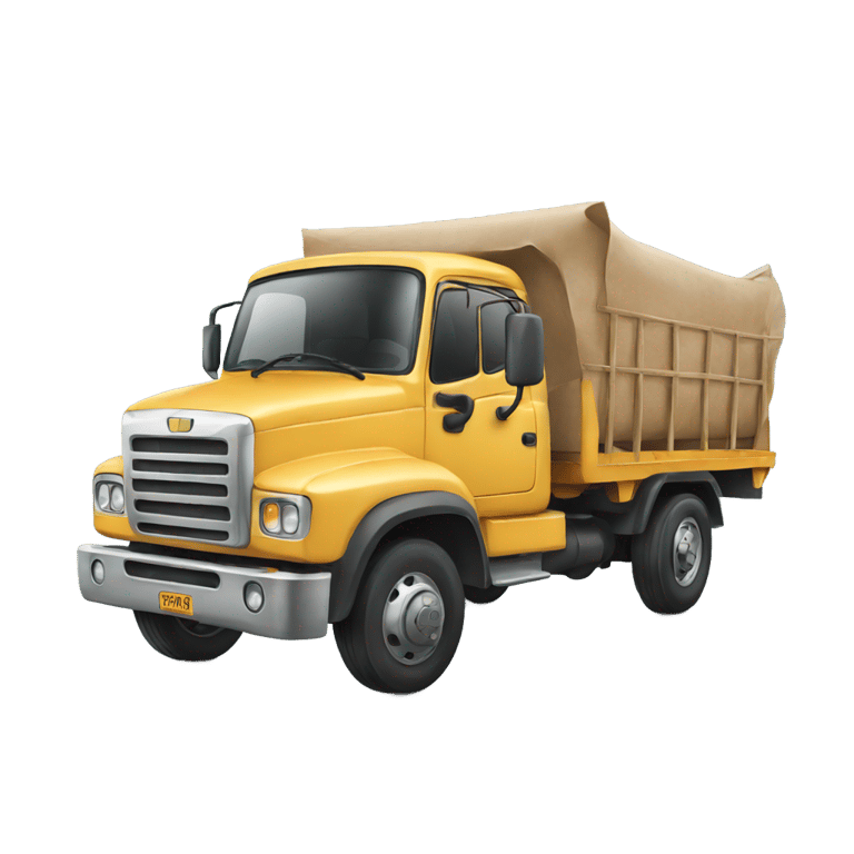 genmoji: Indian driving truck