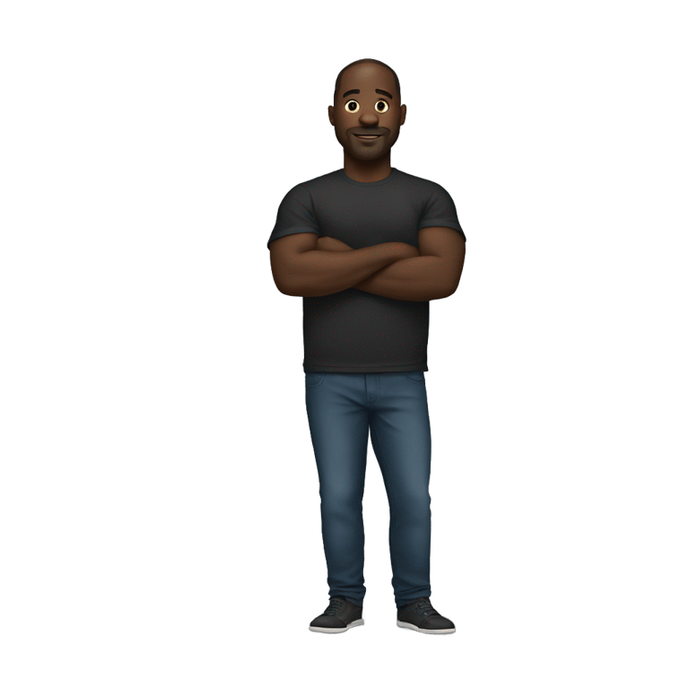 genmoji: Big black man