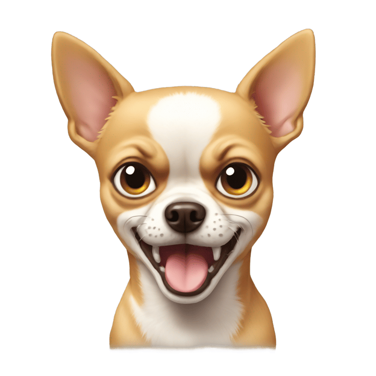 genmoji: angry chihuahua