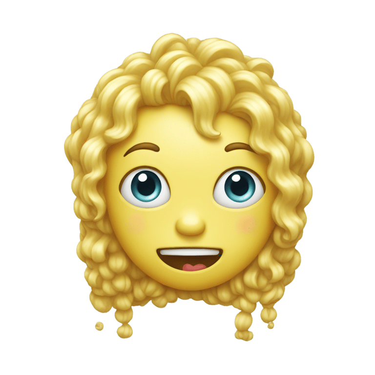 genmoji: Blonde candy monster