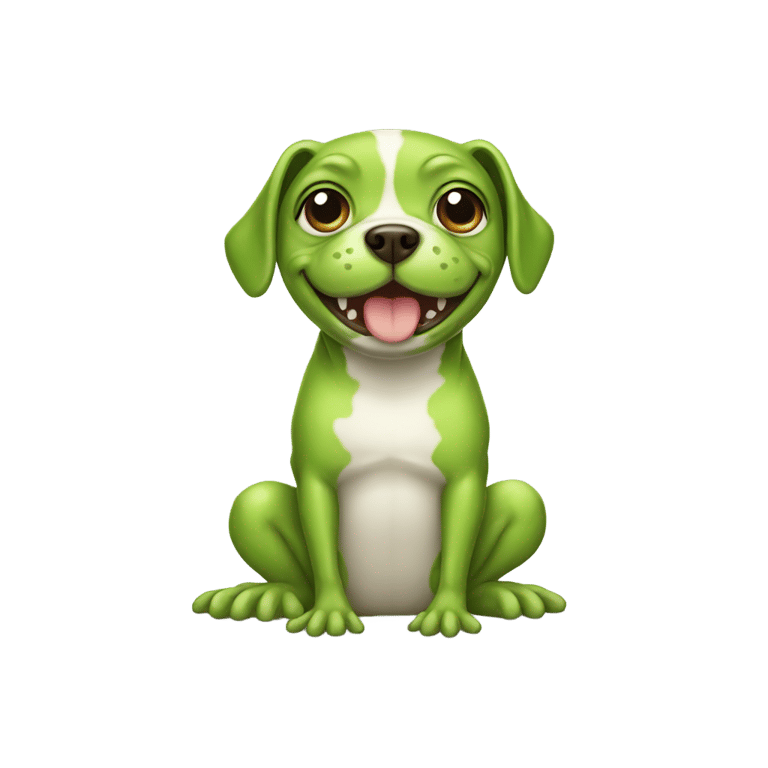 genmoji: Frog dog