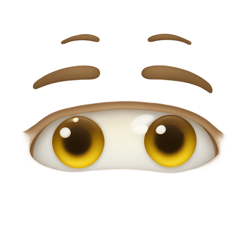 genmoji: The person has conjunctivitis.