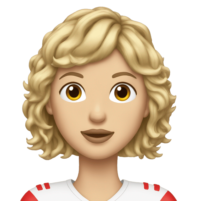 genmoji: Taylor Swift football head