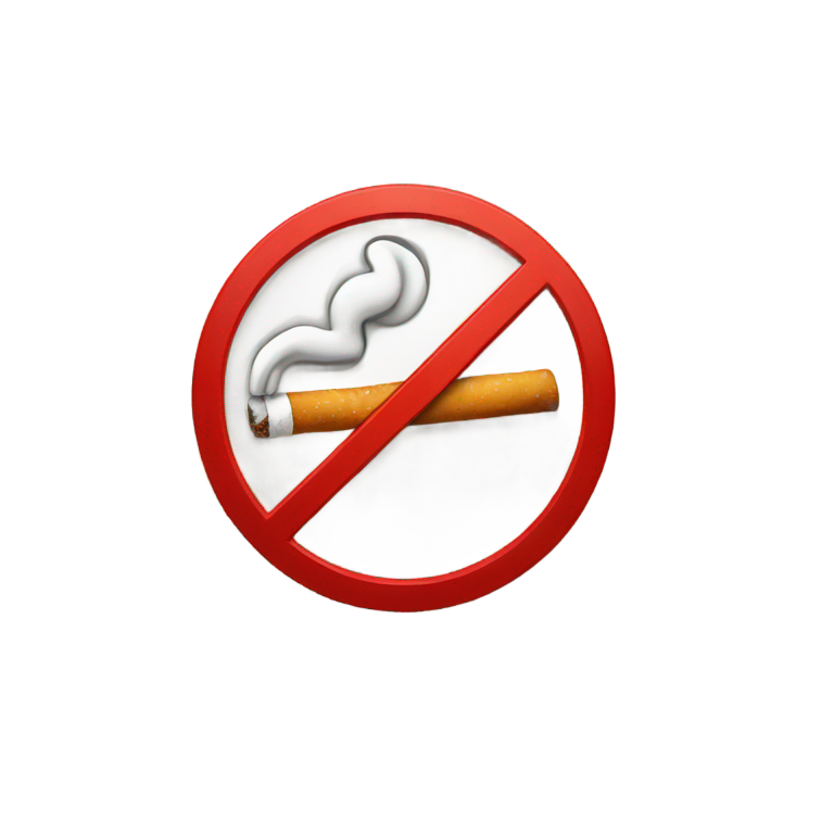 genmoji：red "no smoking" symbol