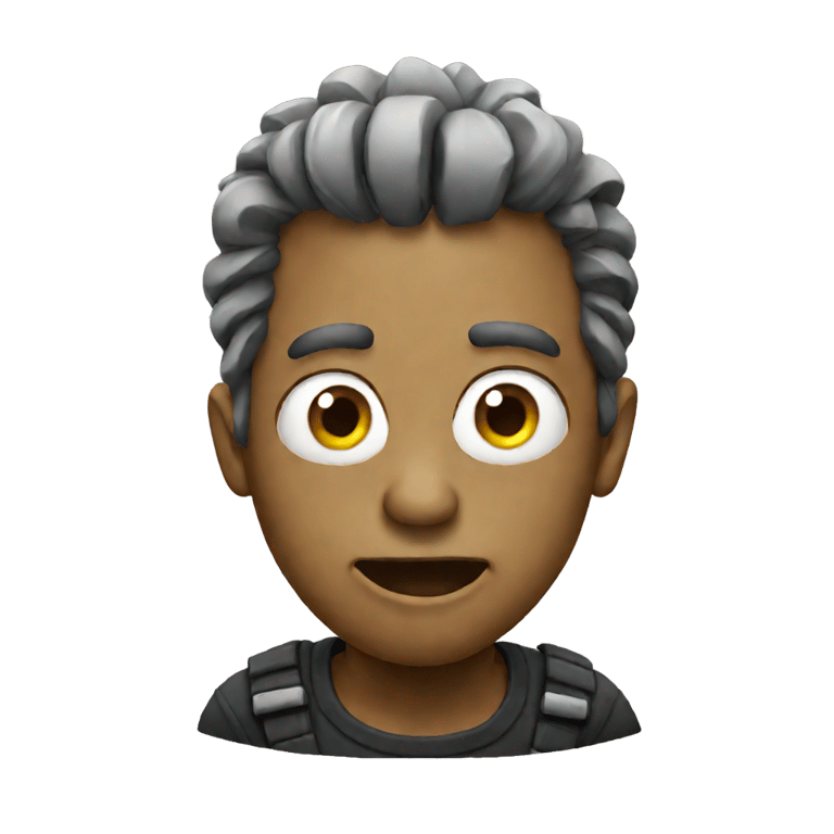 genmoji: Stinky rock