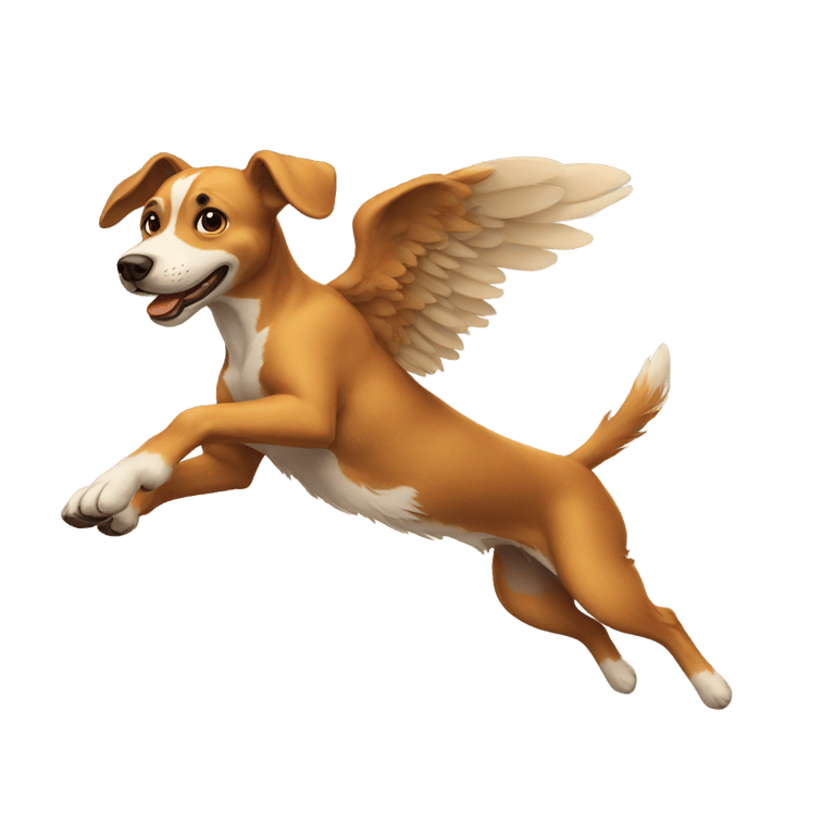 genmoji: Flying dog