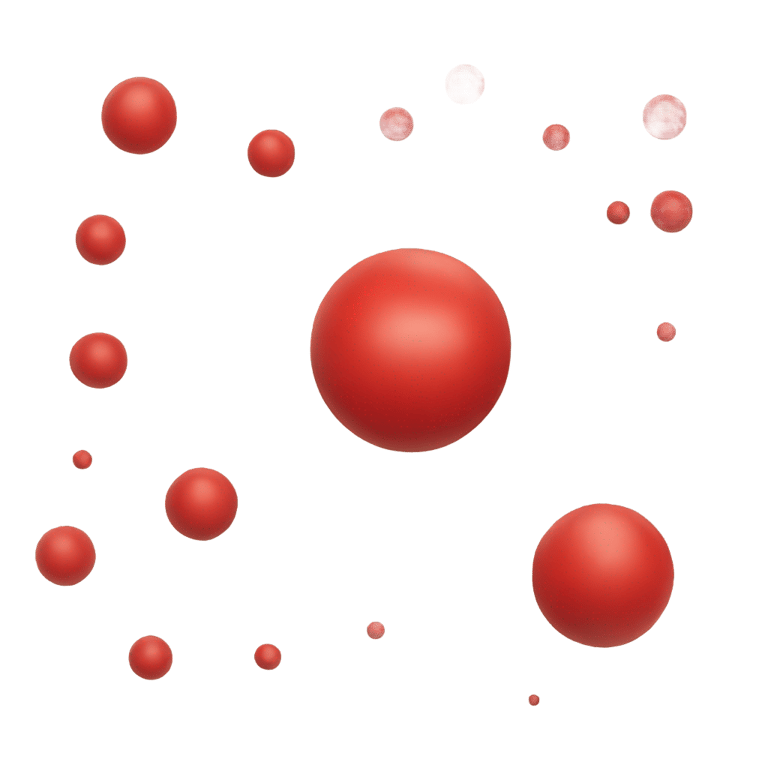 genmoji: red rubber ball