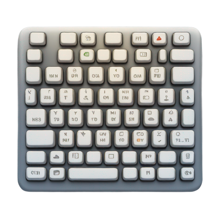 genmoji: gaming computer keyboard
