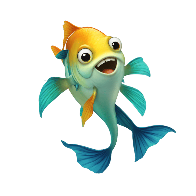 genmoji: dancing fish